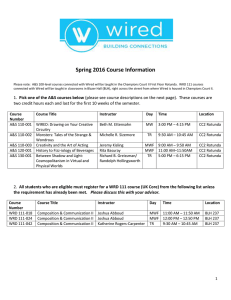 Spring 2016 Course Information