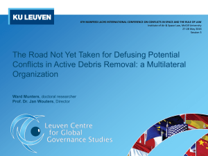 The Road Not Yet Taken for Defusing Potential Organization