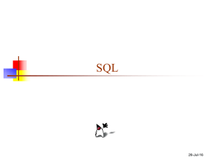 SQL 26-Jul-16
