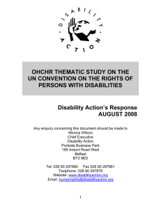 OHCHR THEMATIC STUDY ON THE UN CONVENTION ON THE RIGHTS OF