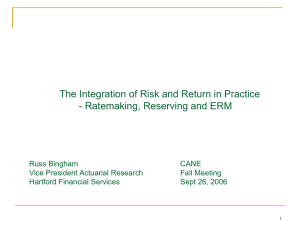 The Integration of Risk and Return in Practice