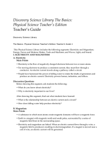 Discovery Science Library The Basics: Physical Science Teacher’s Edition Teacher’s Guide