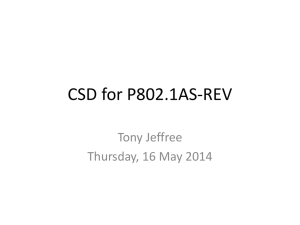 CSD for P802.1AS-REV Tony Jeffree Thursday, 16 May 2014