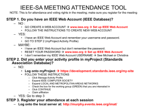 IEEE-SA MEETING ATTENDANCE TOOL