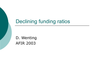 Declining funding ratios D. Wenting AFIR 2003