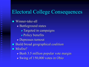 Electoral College Consequences
