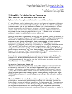 Utilities Help Each Other During Emergencies