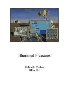 “Illumined Pleasures” Gabrielle Cuebas HUA 101