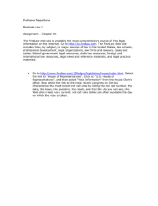 Professor Napolitano Business Law I Assignment – Chapter #1