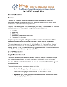 2013-2016 Strategic Plan E S
