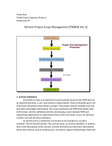 Review Project Scope Management (PMBOK KA-3)