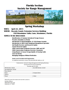 Florida Section Society for Range Management Spring Workshop