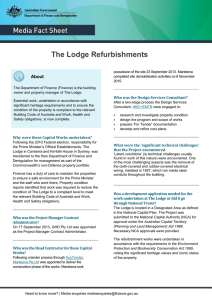 The Lodge Refurbishments About