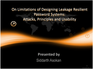 On Limitations of Designing Leakage Resilient Password Systems: Attacks, Principles and Usability