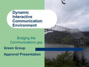 Dynamic Interactive Communication Environment