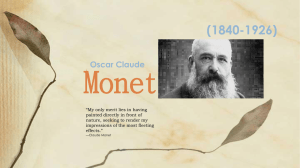 Monet (1840-1926) Oscar Claude