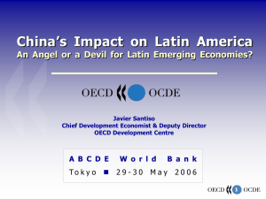 China’s Impact on Latin America A B C D E