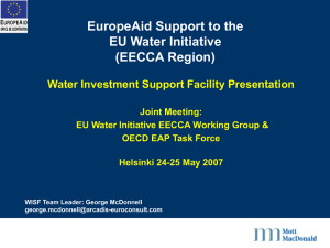 EuropeAid Support to the EU Water Initiative (EECCA Region)