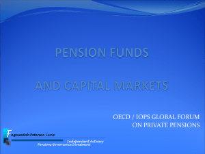 F OECD / IOPS GLOBAL FORUM ON PRIVATE PENSIONS agmeedah Petersen Lurie