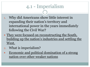 4.1 - Imperialism