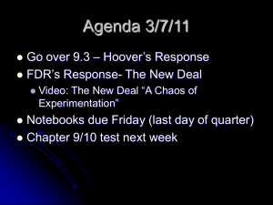 Agenda 3/7/11