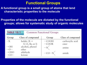 Functional Groups