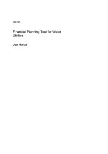 Financial Planning Tool for Water Utilities OECD