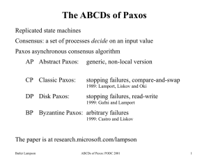 The ABCDs of Paxos