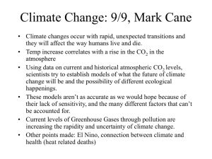Climate Change: 9/9, Mark Cane