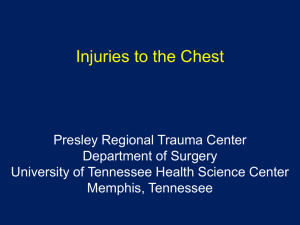 Injuries to the Chest