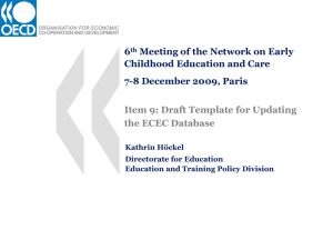 6 Meeting of the Network on Early Childhood Education and Care