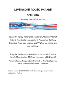 LIVERMORE RODEO PARADE AND BBQ