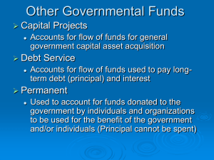 Other Governmental Funds Capital Projects Debt Service