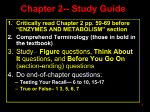 Chapter 2-- Study Guide Figure (section-ending) questions It
