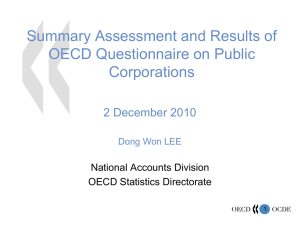 Summary Assessment and Results of OECD Questionnaire on Public Corporations 2 December 2010