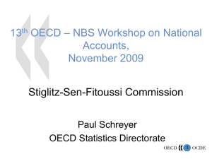 – NBS Workshop on National 13 OECD Accounts,