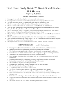 Final Exam Study Guide 7 Grade Social Studies U.S. History th
