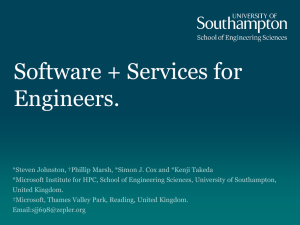 Software + Services for Engineers.