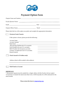 Payment Option Form