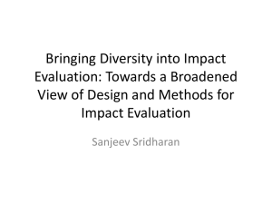 Bringing Diversity into Impact Evaluation: Towards a Broadened Impact Evaluation