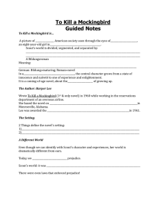 To Kill a Mockingbird Guided Notes