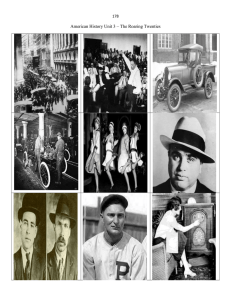 American History Unit 3 – The Roaring Twenties  178