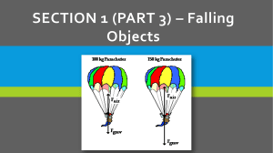 SECTION 1 (PART 3) – Falling Objects