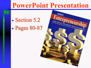 PowerPoint Presentation Section 5.2 Pages 80-87 