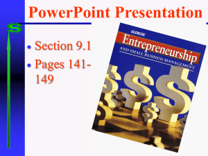 PowerPoint Presentation Section 9.1 Pages 141- 149