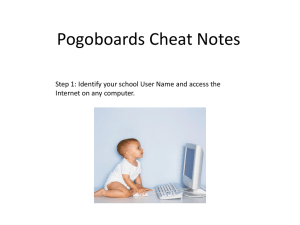 Pogoboards Cheat Notes Internet on any computer.
