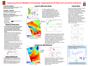Improving Severe Weather Forecasting: Hyperspectral IR Data and Low-level Inversions