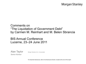 Comments on “The Liquidation of Government Debt” BIS Annual Conference