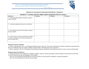 School-level Assessment of Instructional Standards:  Standard 2