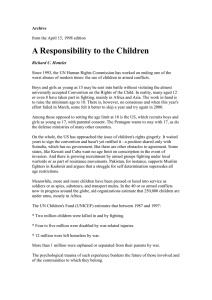 A Responsibility to the Children
